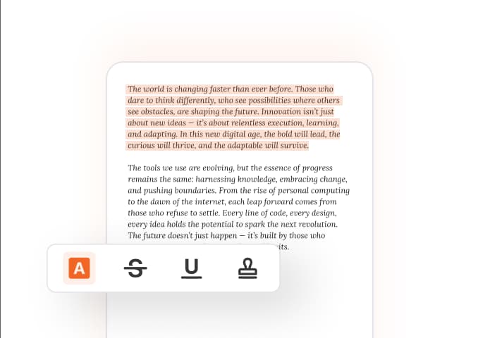Annotate PDFs with Markups